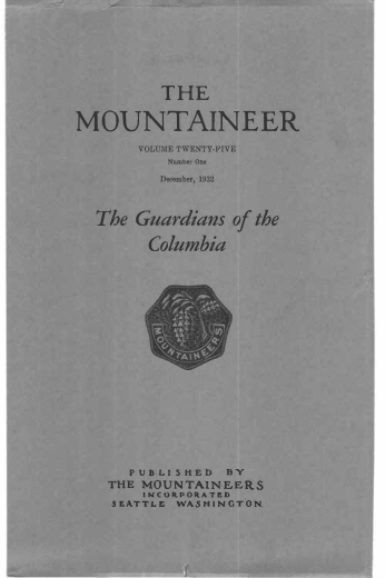 The Mountaineer 1932 cover